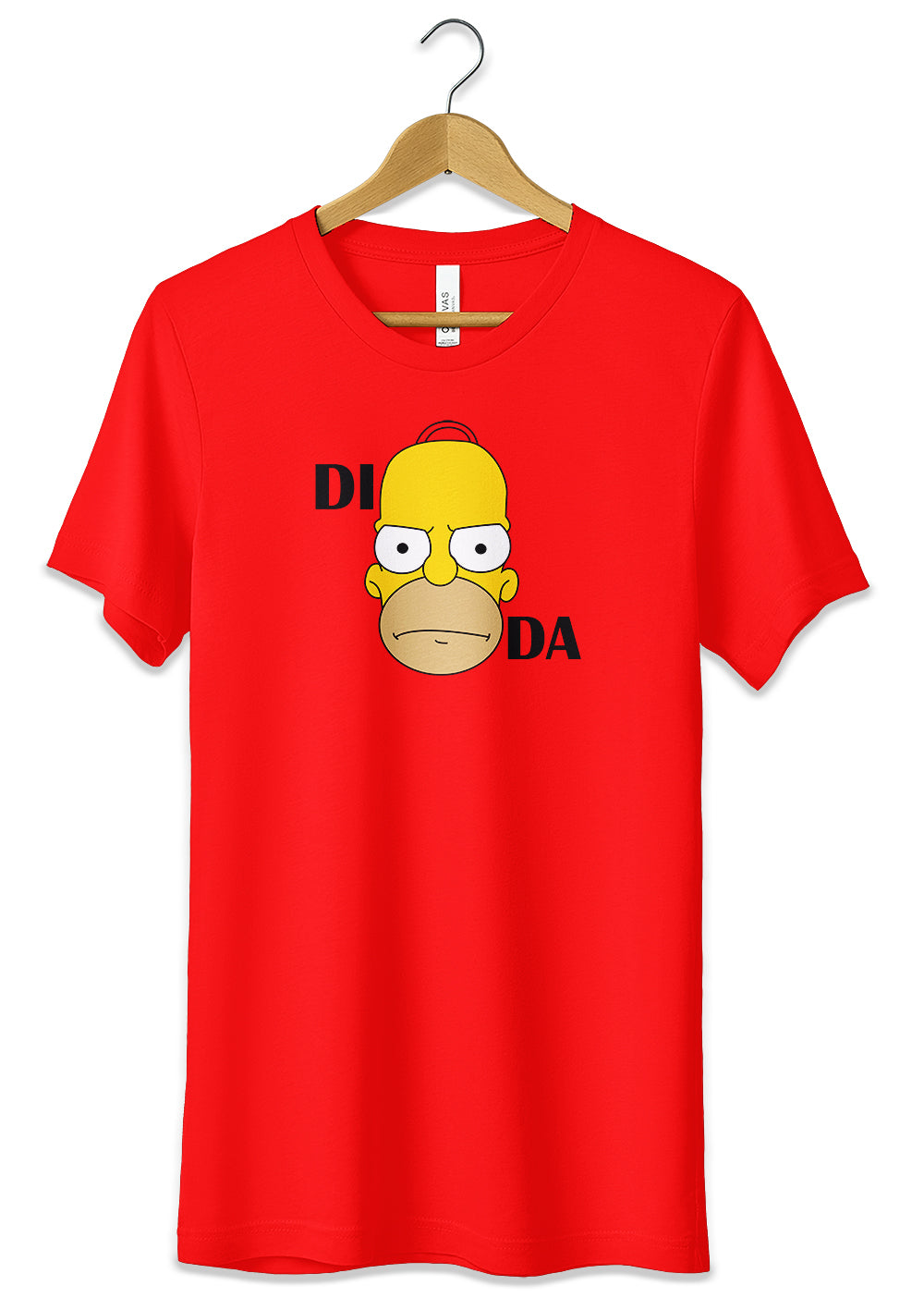 T-Shirt Homer Simpson Maglietta Blasfema Rebus DI HOMER DA 100% Cotone T-Shirt CmrDesignStore 3/4 anni Rosso