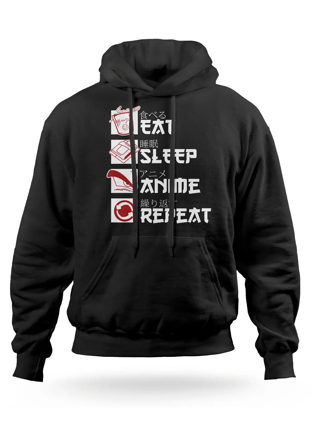 Felpa con Cappuccio Anime Fans Felpa CmrDesignStore