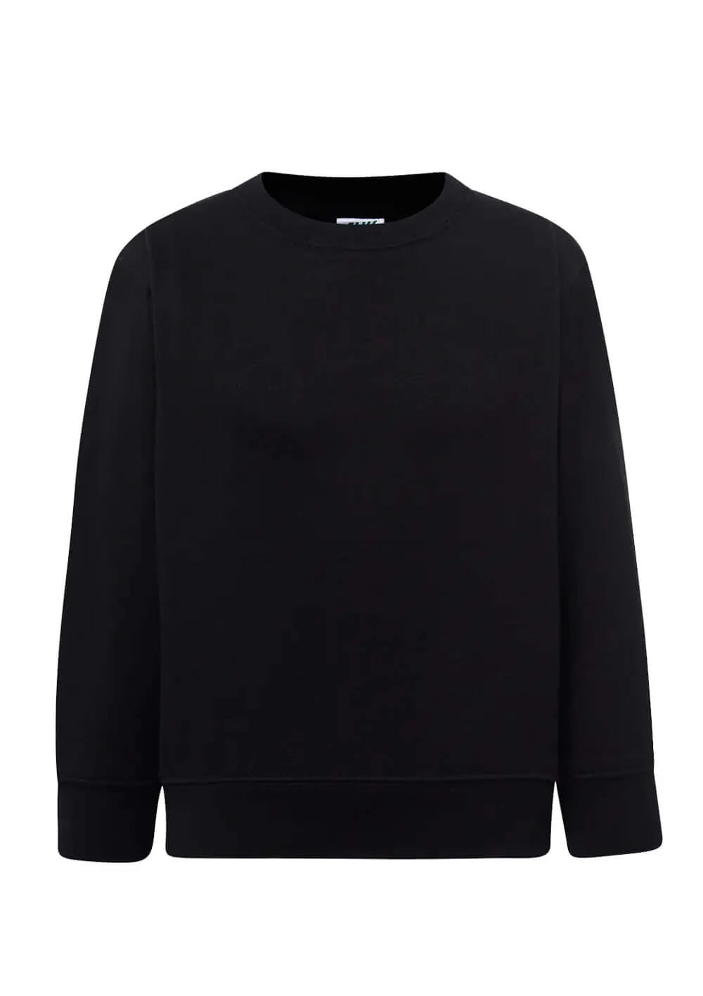 Felpa a Girocollo Bambini Personalizzata Maschio Femmina Felpa CmrDesignStore 1-2 Nera