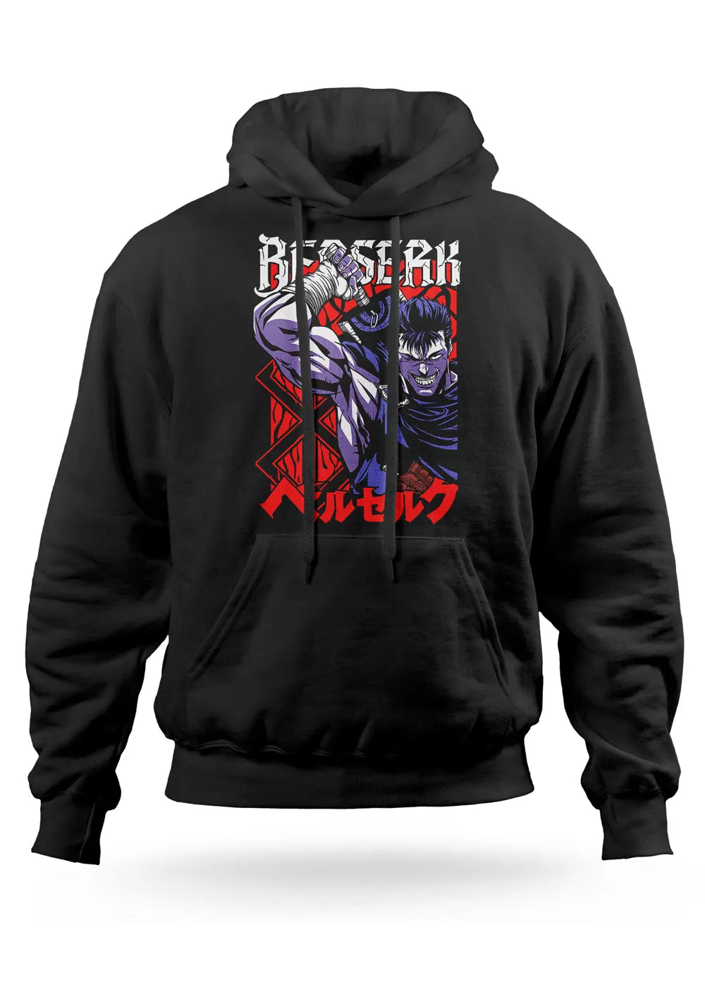 Felpa con cappuccio Berserk Anime Felpa CmrDesignStore