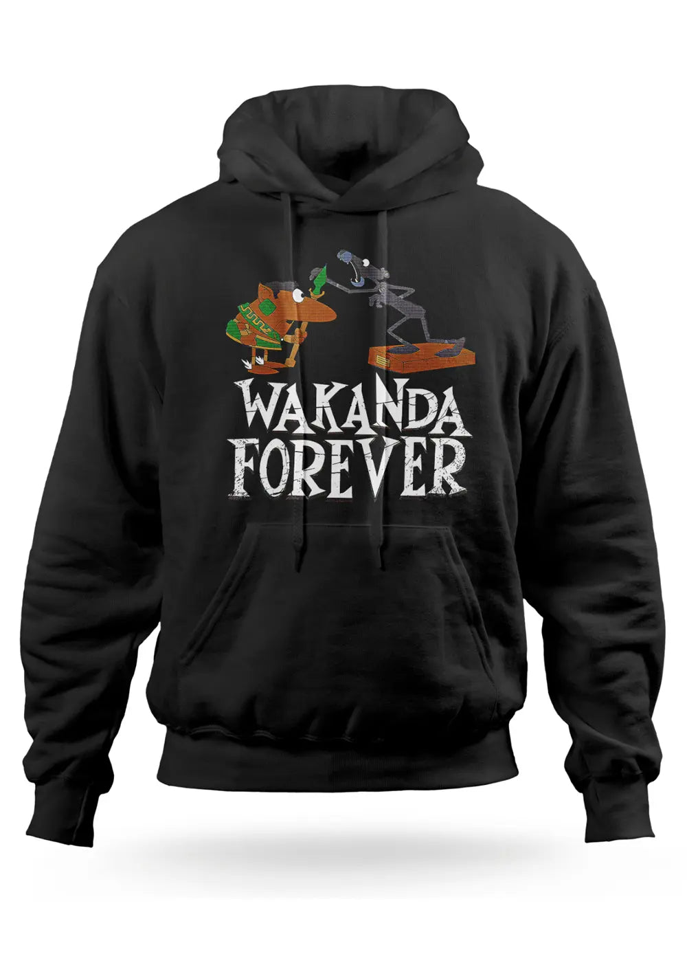 Felpa Con Cappuccio Pantera Rosa Wakanda Forever Felpa CmrDesignStore