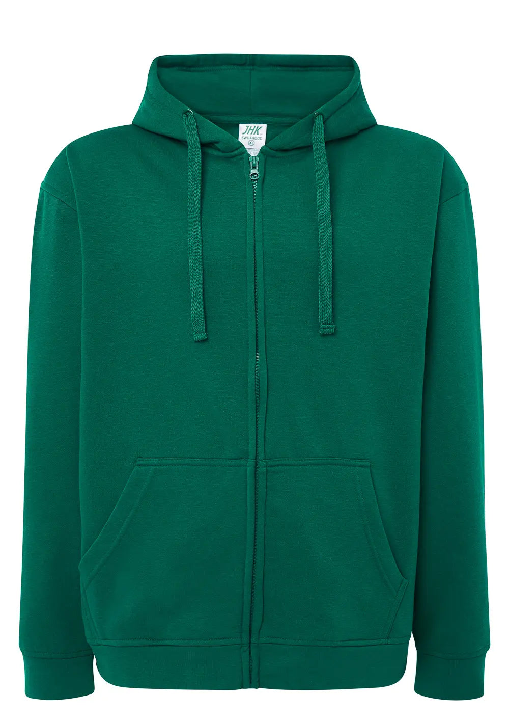 Felpa Zip Con Cappuccio Personalizzata Stampa Professionale Felpa CmrDesignStore S Verde