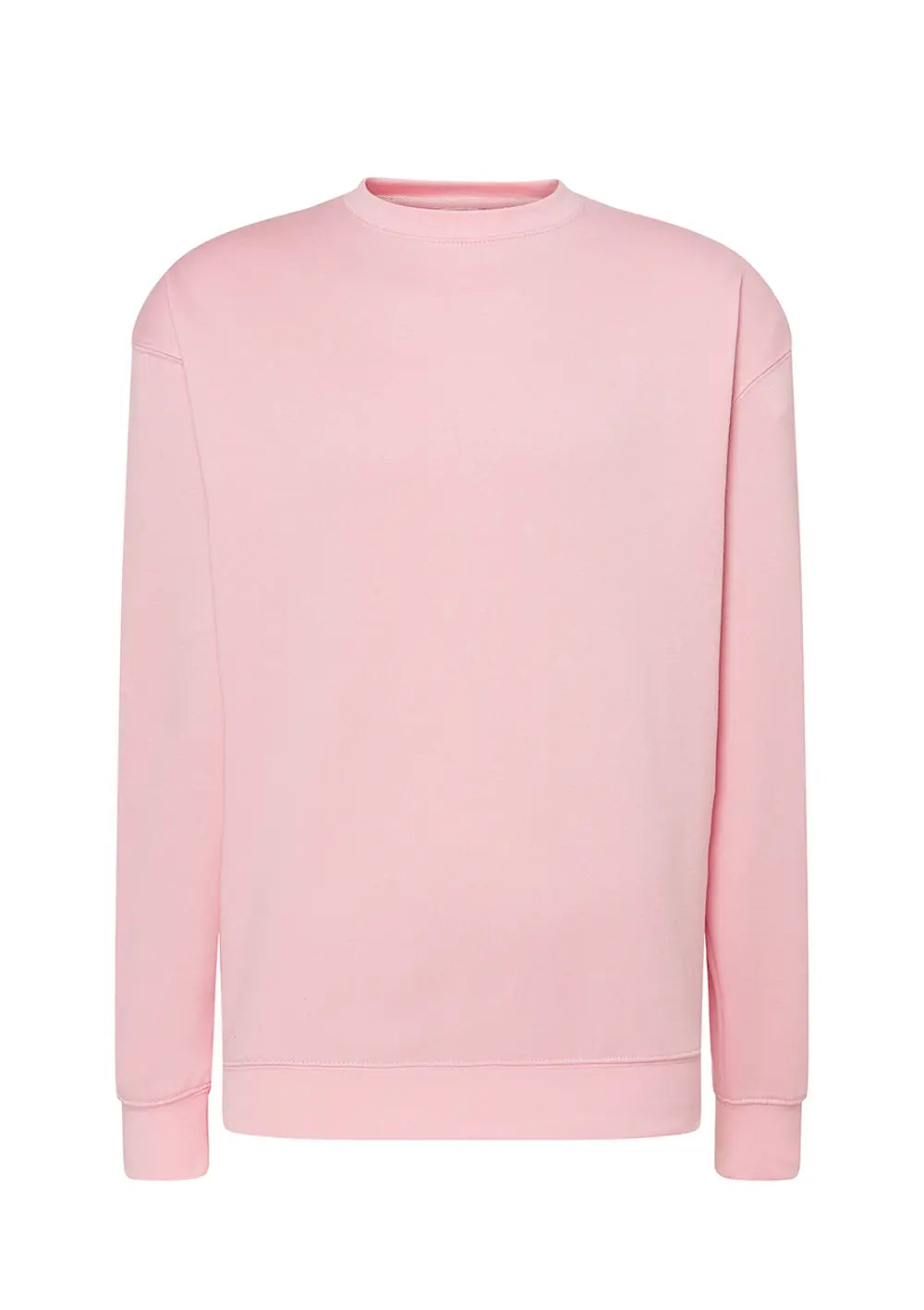 Felpa a Girocollo Personalizzata Con Stampa Fronte e Retro Felpa CmrDesignStore S Rosa