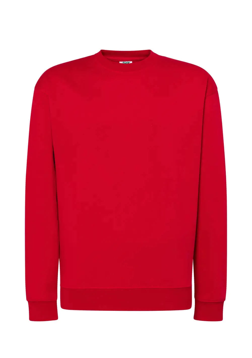 Felpa a Girocollo Personalizzata Con Stampa Fronte e Retro Felpa CmrDesignStore S Rosso