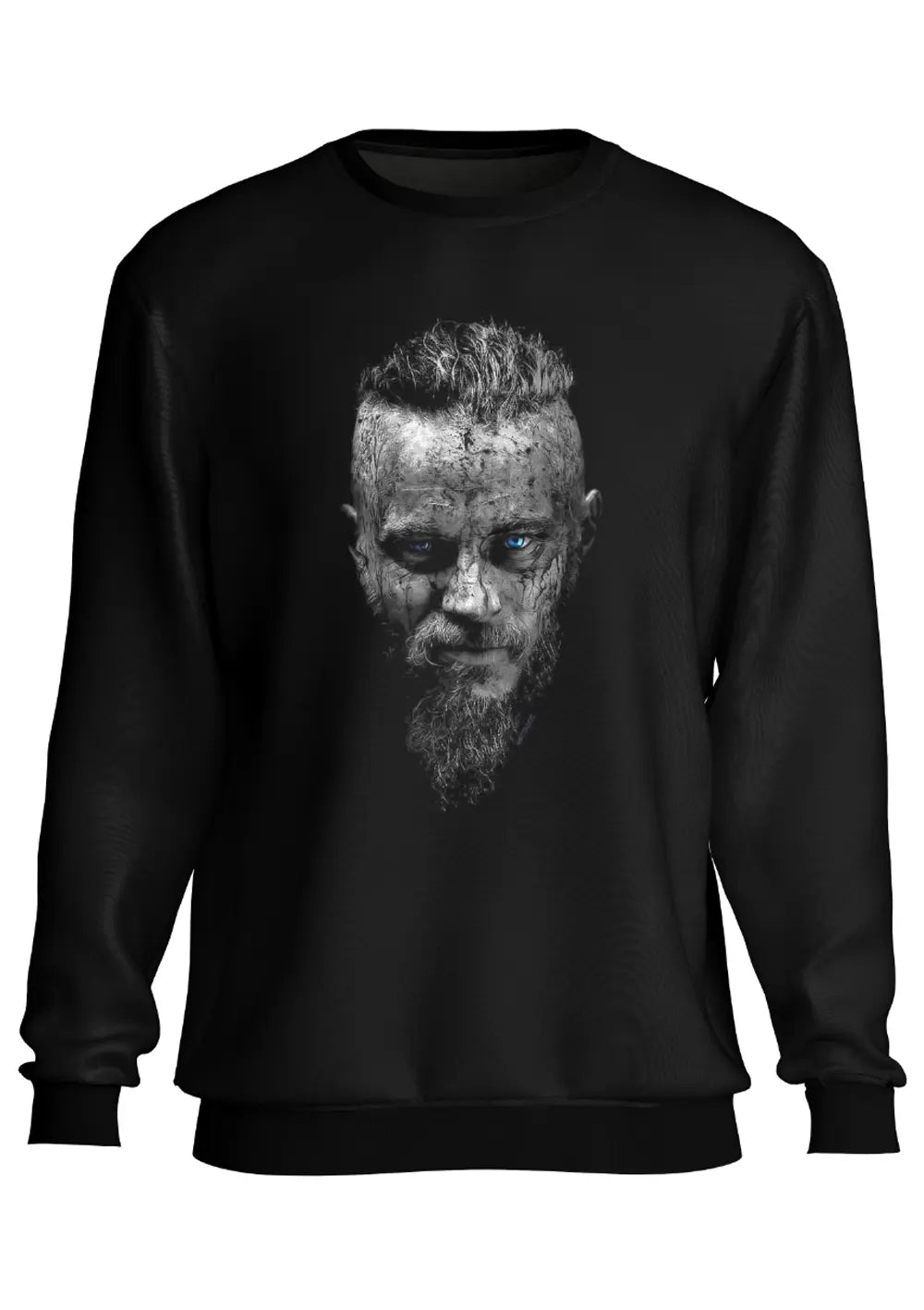 Felpa a Girocollo Ragnar Vikings Serie Cult Felpa CmrDesignStore
