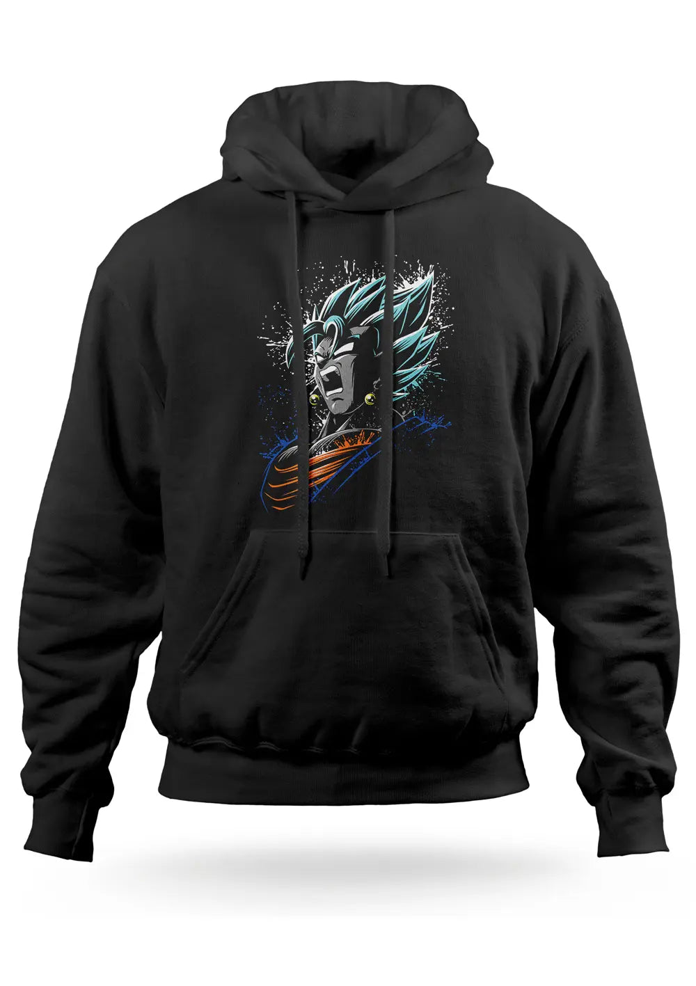 Felpa con Cappuccio Goku Vegeta Fusione Gogeta Dragon Ball Felpa CmrDesignStore