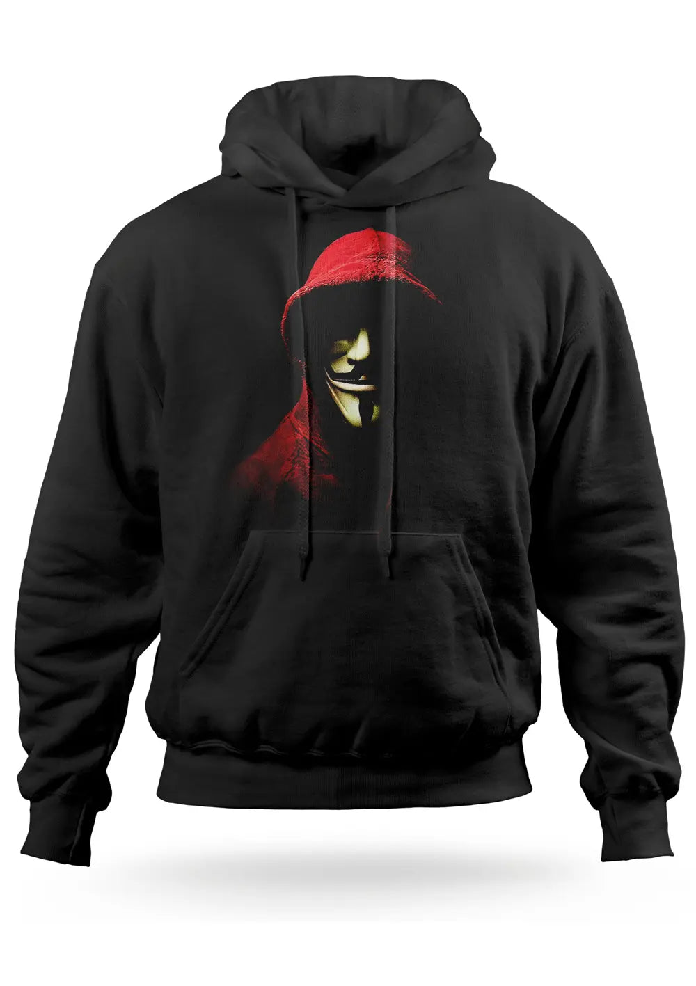 Felpa con Cappuccio Anonymous La Casa di Carta Felpa CmrDesignStore