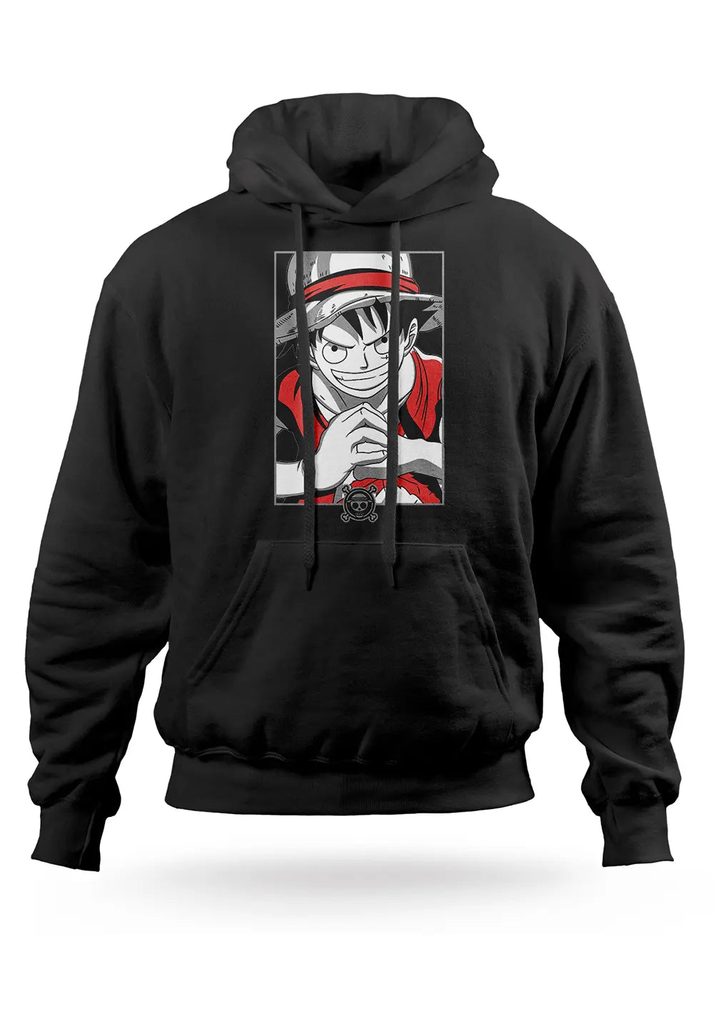 Felpa con cappuccio Monkey D Luffy Rubber One Piece Anime Felpa CmrDesignStore
