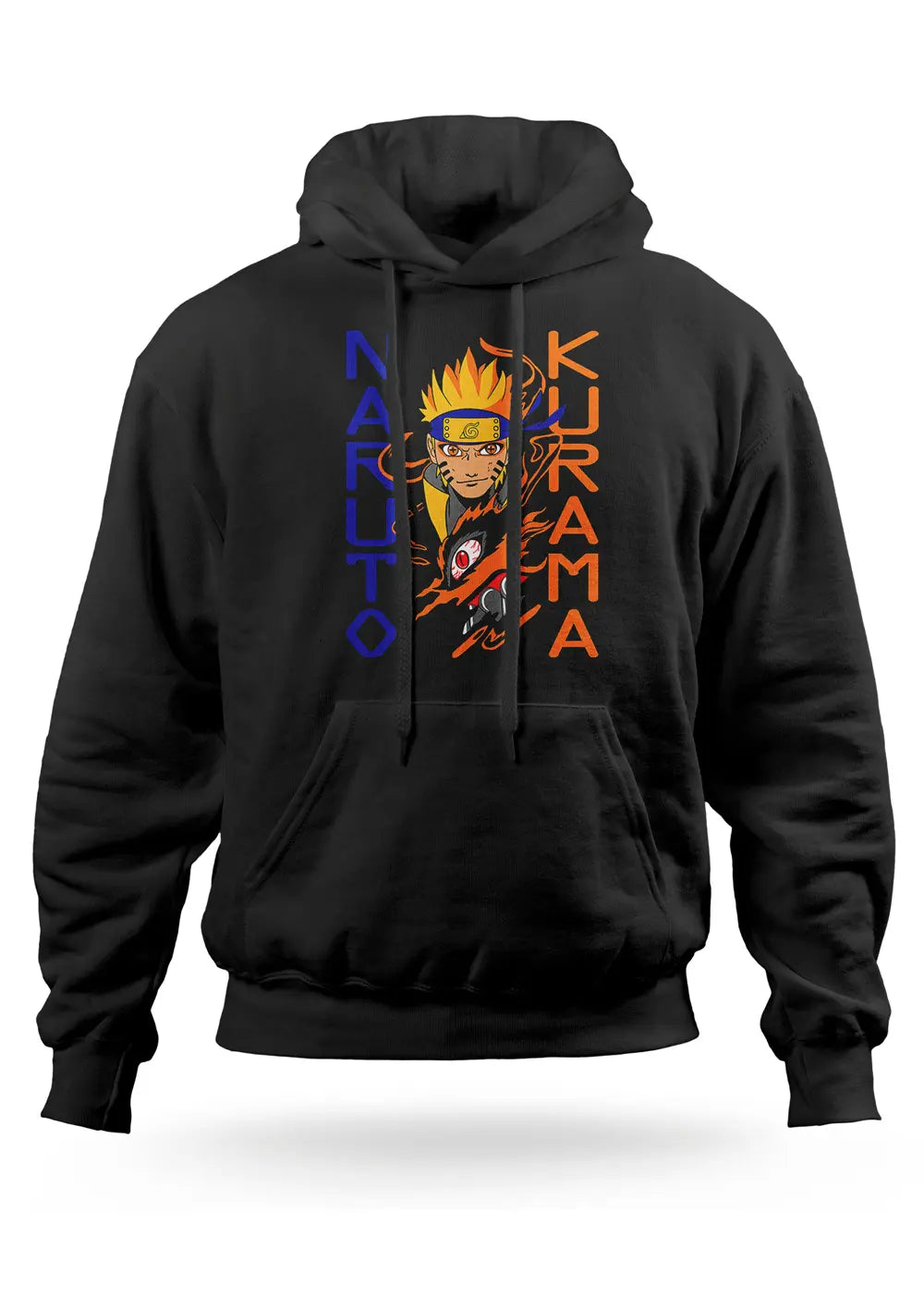 Felpa con cappuccio Naruto Kurama Anime Felpa CmrDesignStore