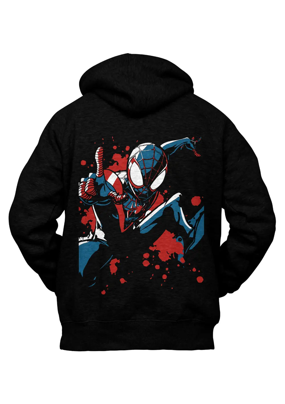 Felpa con Cappuccio Spiderman Supereroi Marvel Retro Felpa CmrDesignStore