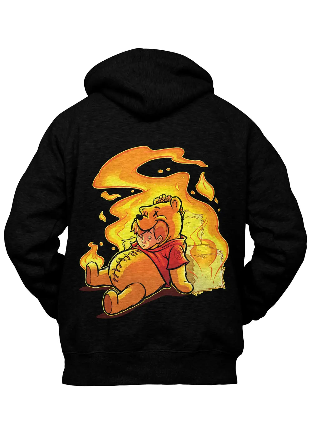Felpa con Cappuccio Winnie the Pooh Streetwear Urban Felpa CmrDesignStore