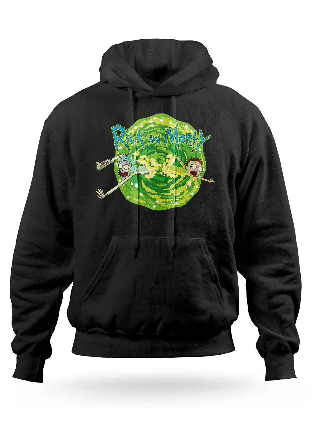 Felpa Con Cappuccio Rick e Morty Felpa CmrDesignStore