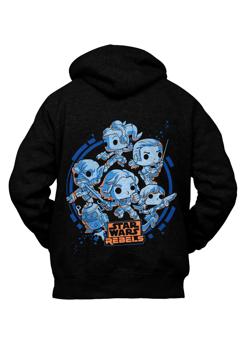 Felpa Con Cappuccio Star Wars Fans Film Cult Retro Felpa CmrDesignStore