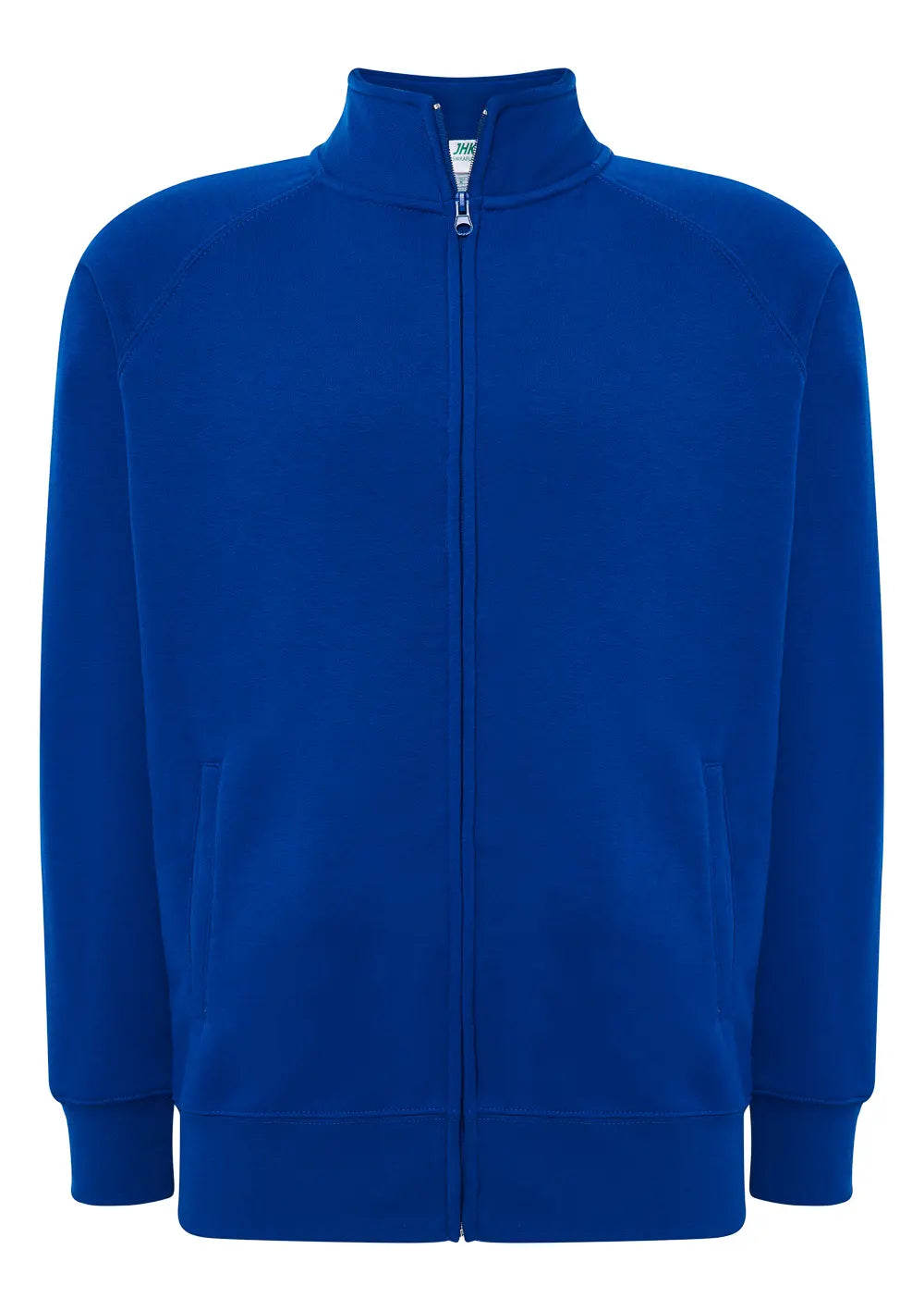 Felpa Zip a Girocollo Personalizzata Con Stampa Fronte e Retro Felpa CmrDesignStore XS Blu Royal