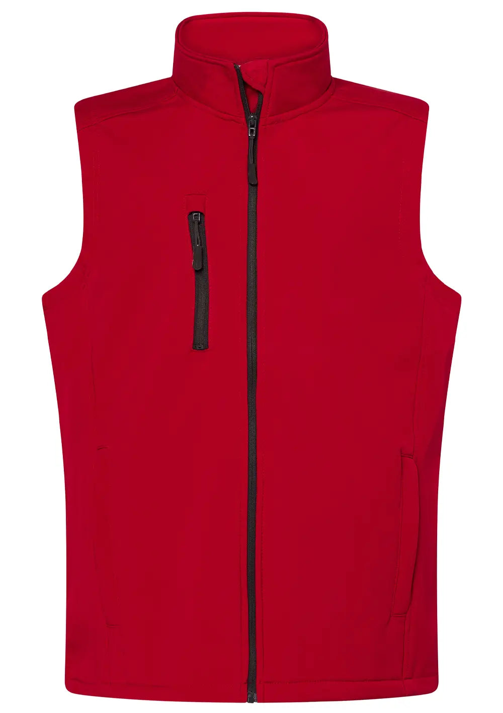 Gilet Smanicato Softshell Personalizzato Lavoro Trekking Gilet CmrDesignStore S Rosso