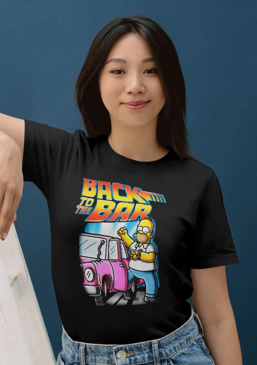 T-Shirt Maglietta Homer Simpson Back to the bar T-Shirt CmrDesignStore