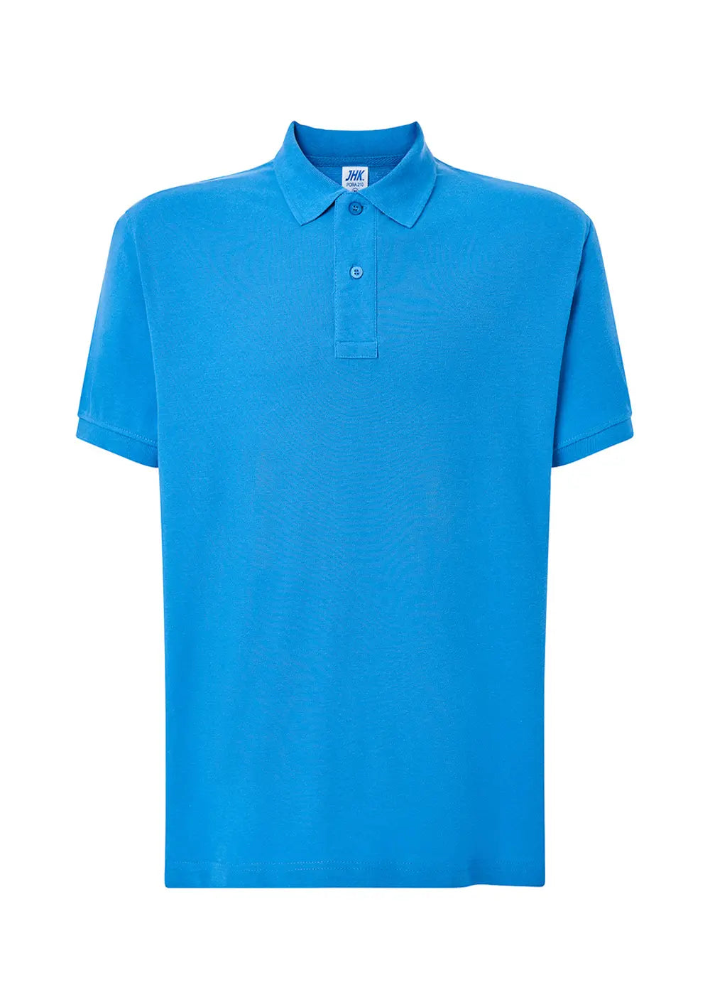 Polo Maniche Corte Personalizzata con Stampa Fronte e Retro Polo CmrDesignStore XS AZZURRO