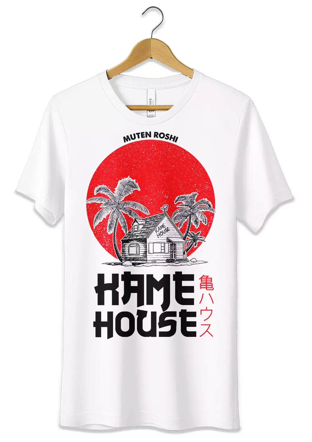 T-Shirt Kame House Genio delle Tartarughe Maglietta Dragon Ball T-Shirt CmrDesignStore