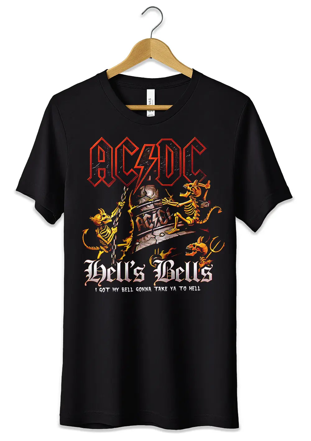 T-Shirt Maglietta AC/DC Band Icona Rock T-Shirt CmrDesignStore