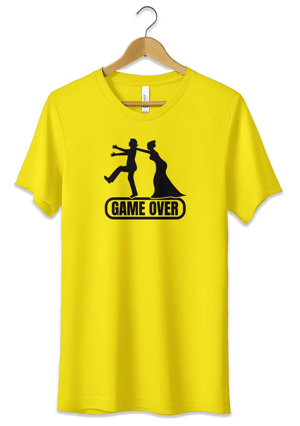 T-Shirt per Addio al Celibato Nubilato Maglietta in Cotone Personalizzata T-Shirt CmrDesignStore XS Giallo