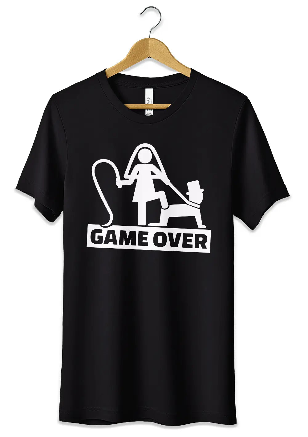 T-Shirt Maglietta Addio al Celibato Nubilato in Cotone Personalizzata T-Shirt CmrDesignStore XS Nero