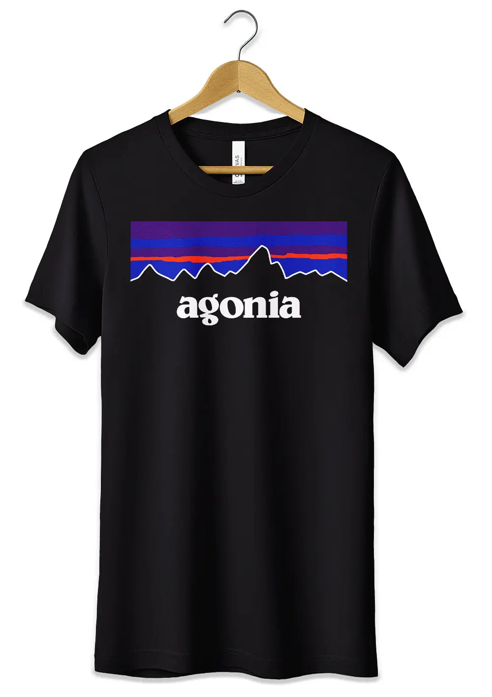 T-Shirt Maglietta Agonia Parodia Divertente Patagonia T-Shirt CmrDesignStore 3/4 anni Nero