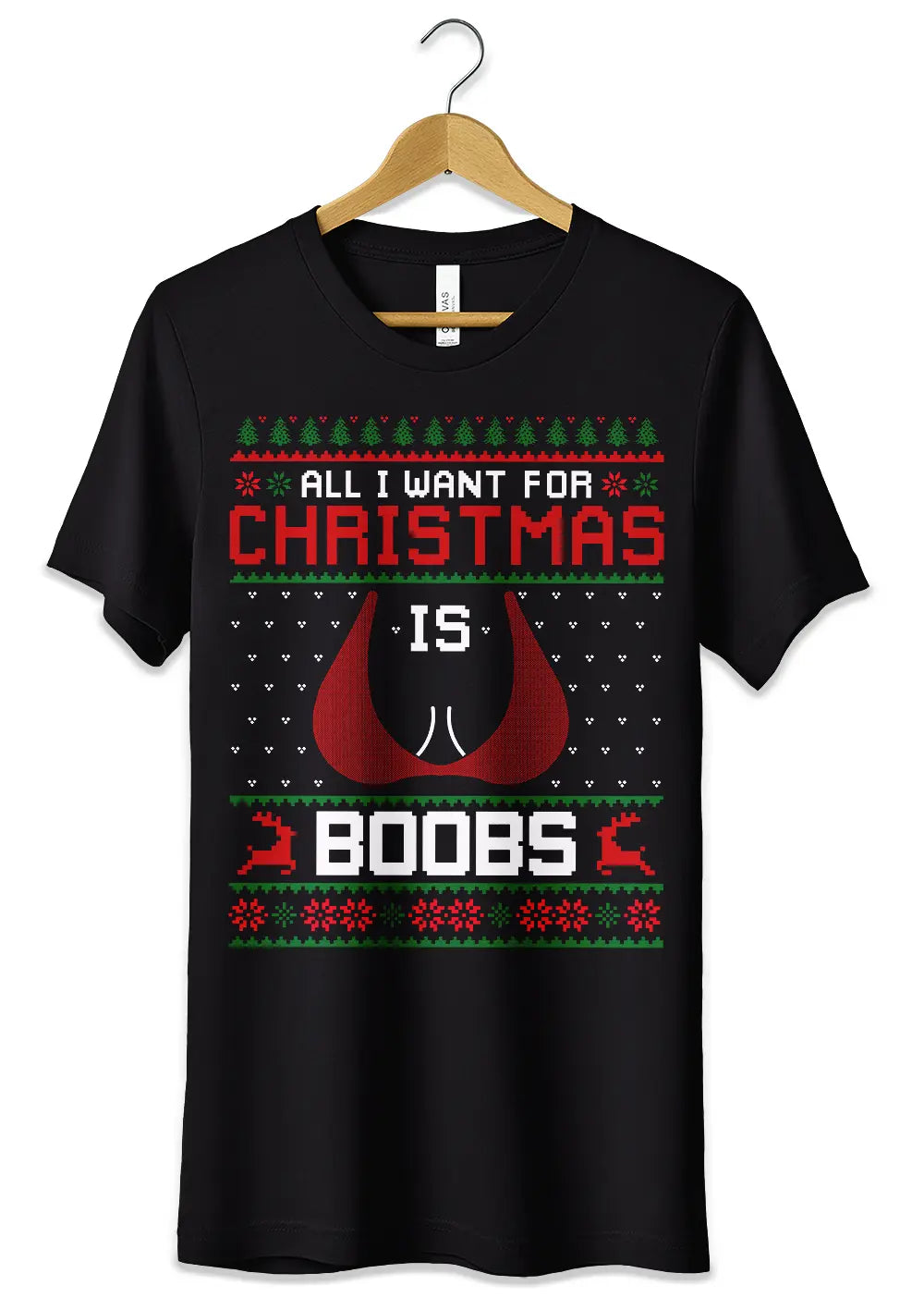 T-Shirt Maglietta Natalizia Ironica Christmass Style T-Shirt CmrDesignStore