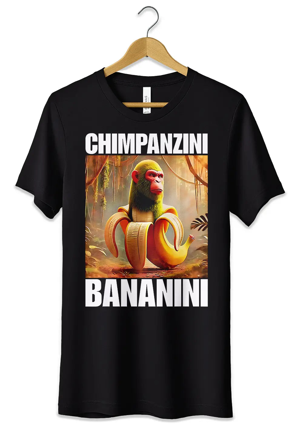 T-Shirt Maglietta Chimpanzini Bananini TikTok Brainrot T-Shirt CmrDesignStore