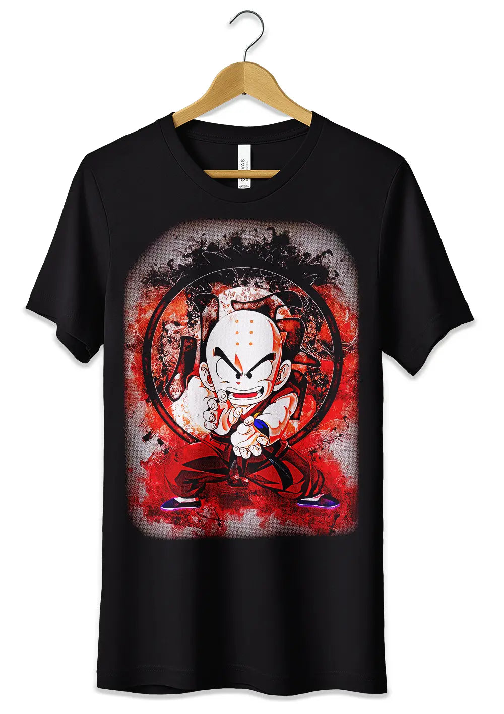 T-Shirt Maglietta Crilin Anime Dragon Ball T-Shirt CmrDesignStore