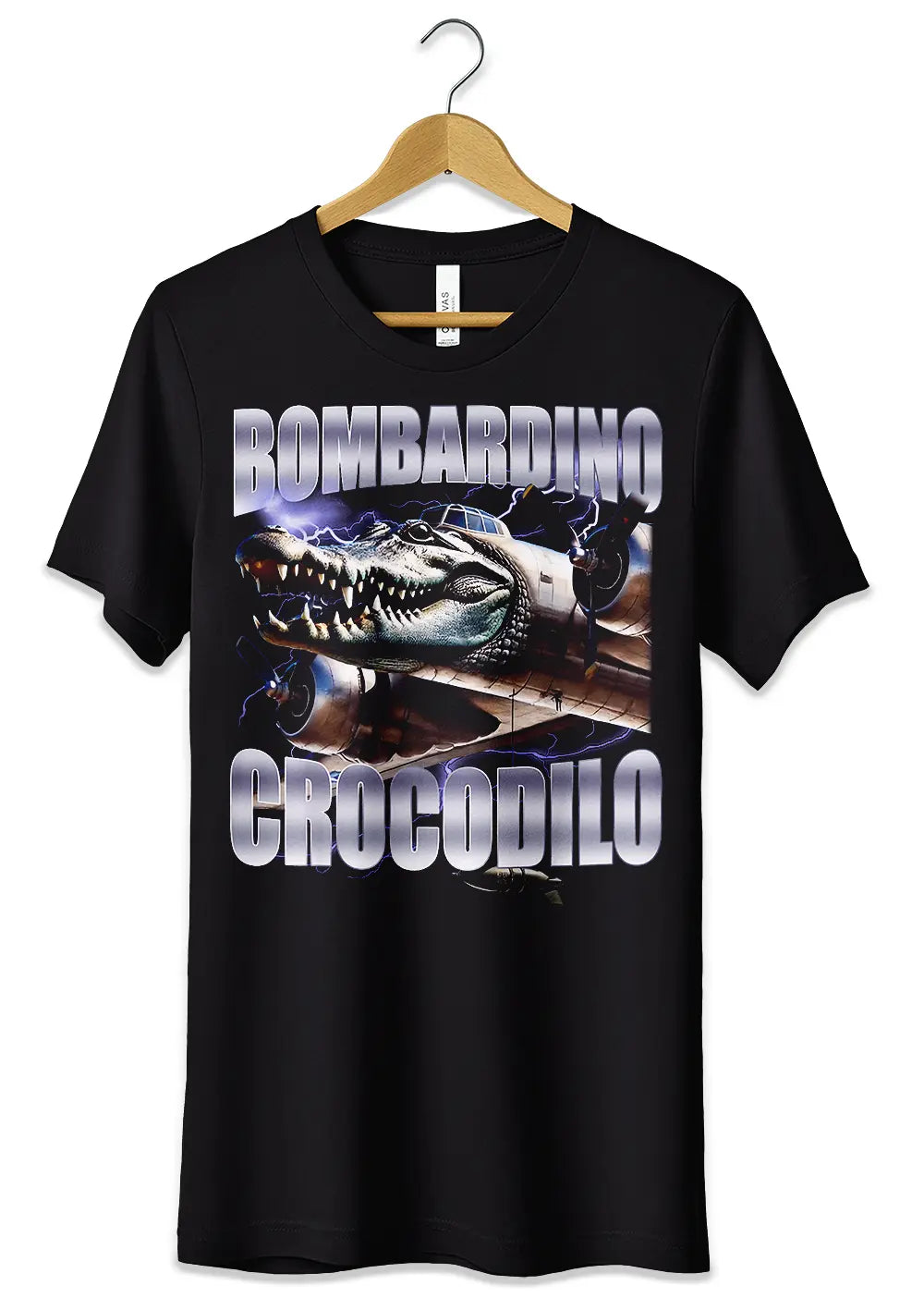 T-Shirt Maglietta Bombardino Crocodilo TikTok Italian Brainrot T-Shirt CmrDesignStore