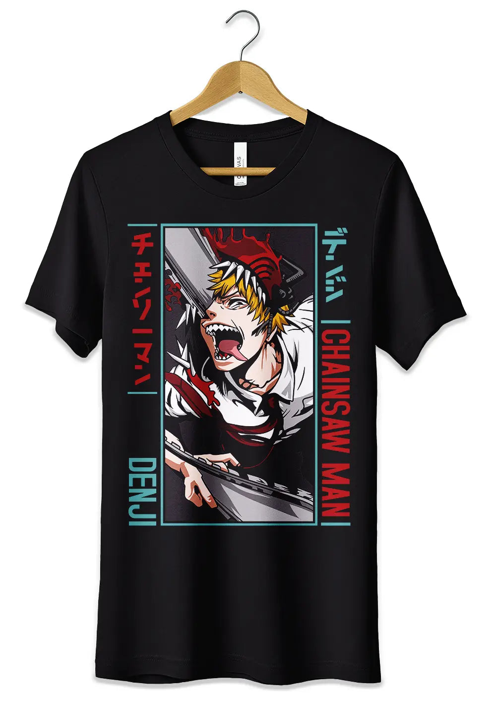 T-Shirt Maglietta Denji Chainsaw Man T-Shirt CmrDesignStore