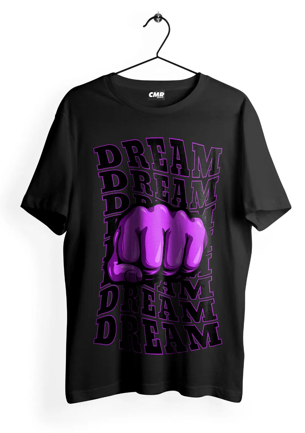 T-Shirt Maglietta Dream Dream Dream Urban Oversize T-Shirt CmrDesignStore Fronte XS