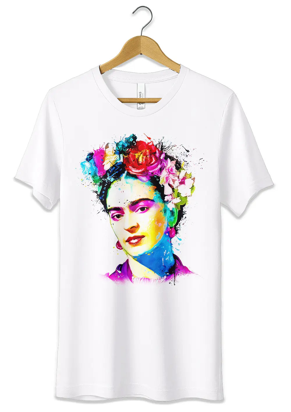T-Shirt Maglietta Frida Kahlo Icona Arte T-Shirt CmrDesignStore