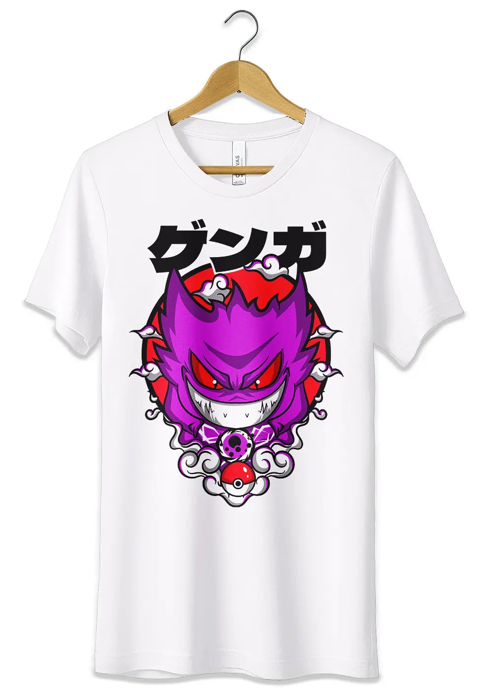 T-Shirt Maglietta Gengar Pokémon Fan Art T-Shirt CmrDesignStore