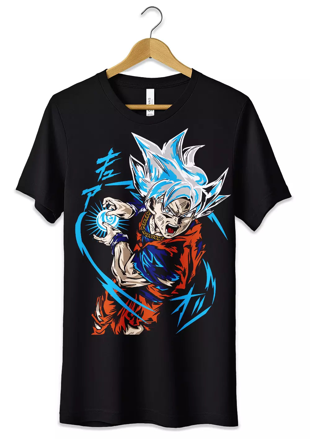 T-Shirt Goku Onda Energetica Maglietta Dragon Ball T-Shirt CmrDesignStore
