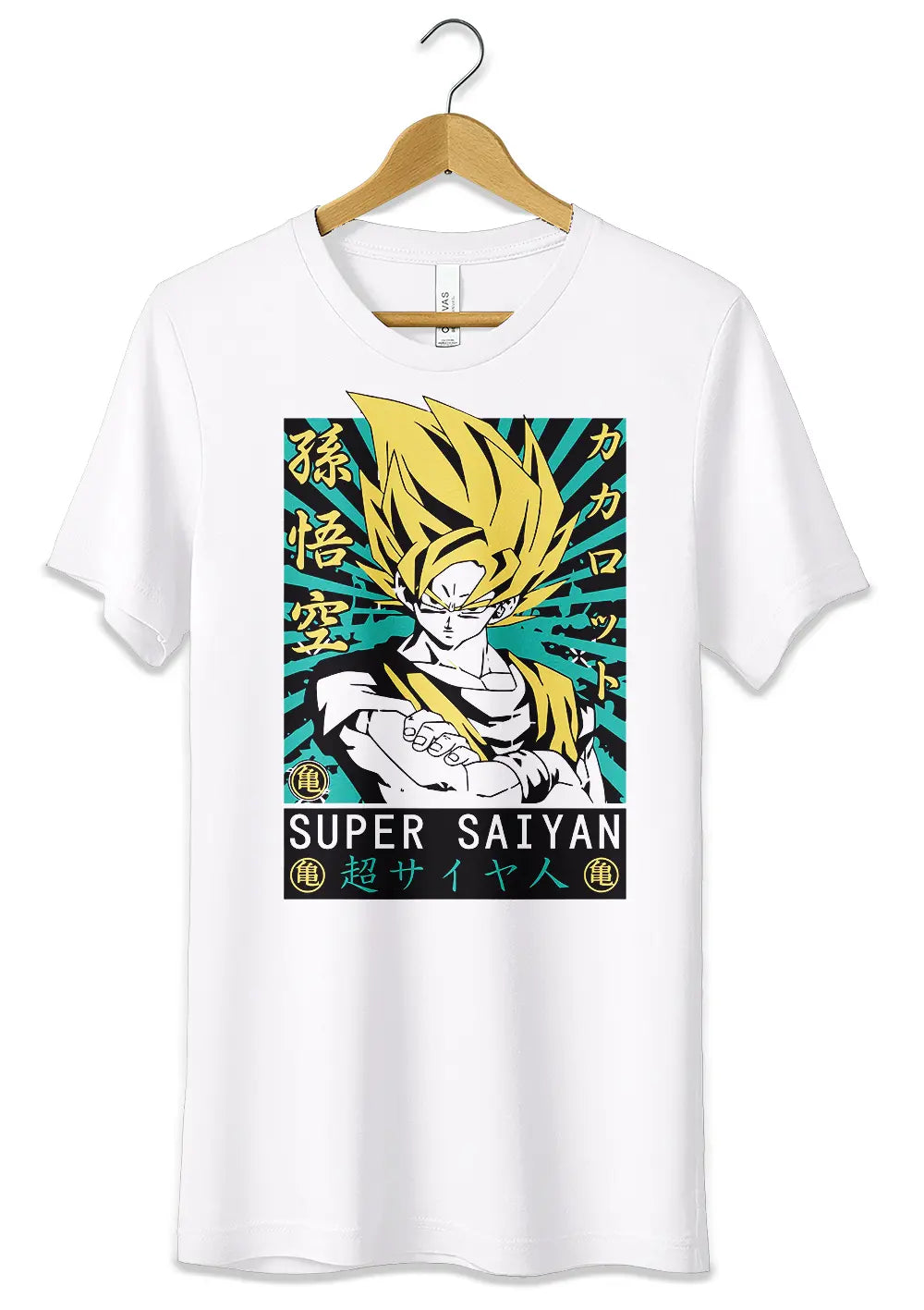T-Shirt Goku Super Sayan Maglietta Dragon Ball T-Shirt CmrDesignStore