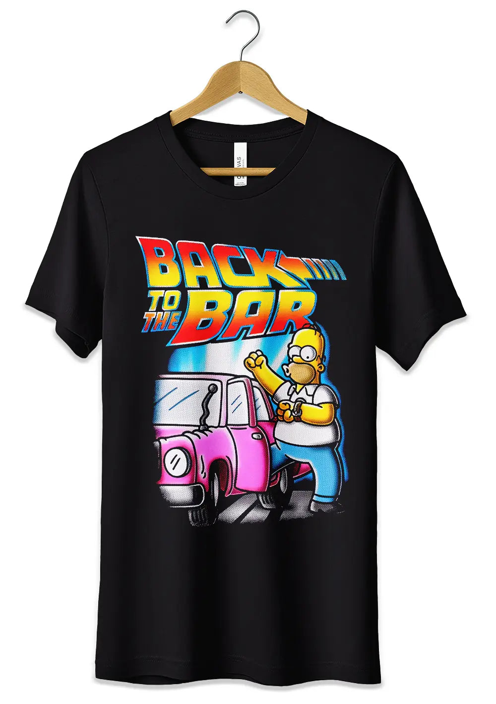 T-Shirt Maglietta Homer Simpson Back to the bar T-Shirt CmrDesignStore
