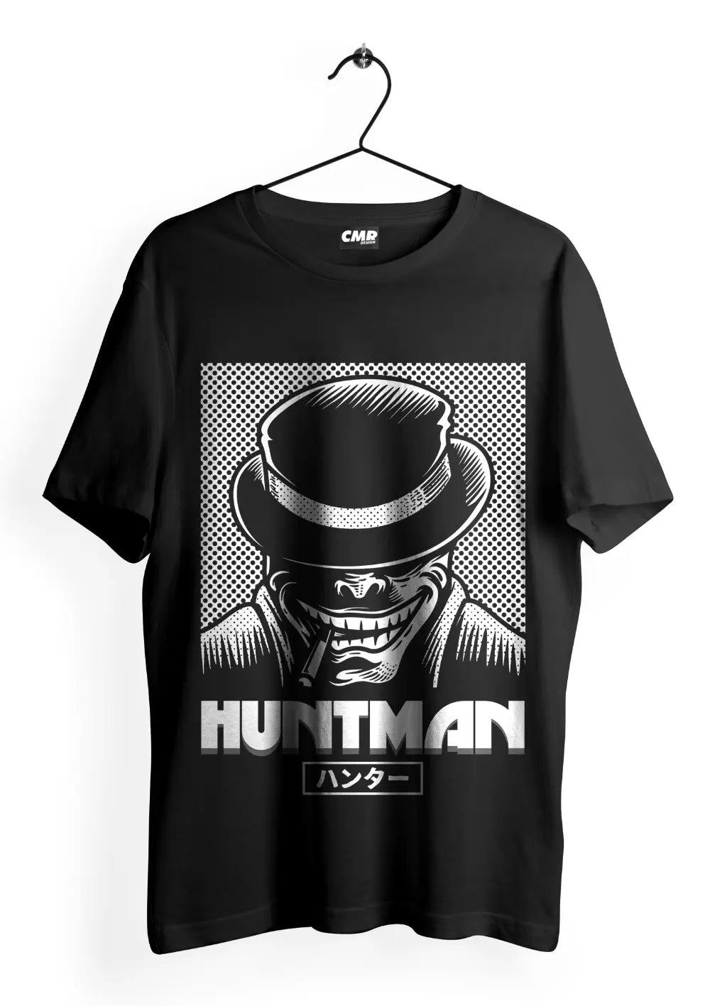 T-Shirt Maglietta Oversize Huntman Urban Streetwear Style T-Shirt CmrDesignStore Fronte XS