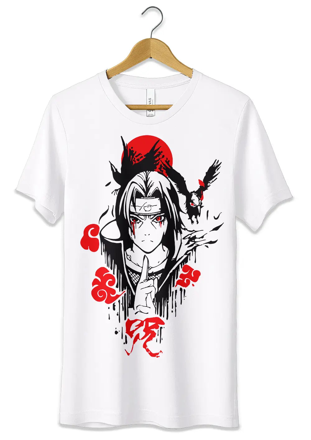 T-Shirt Maglietta Itachi Uchiha Naruto Anime T-Shirt CmrDesignStore