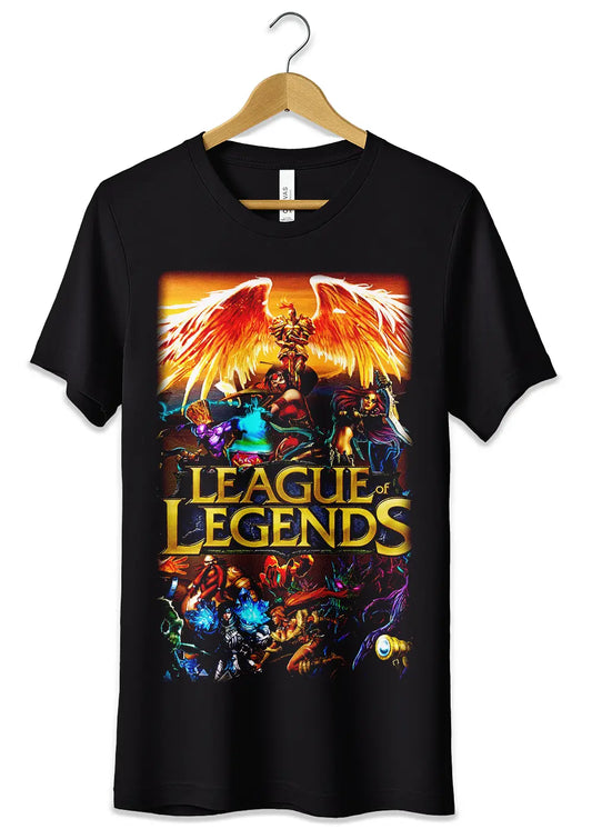 T-Shirt Maglietta League of Legends Gamer Nerd T-Shirt CmrDesignStore   