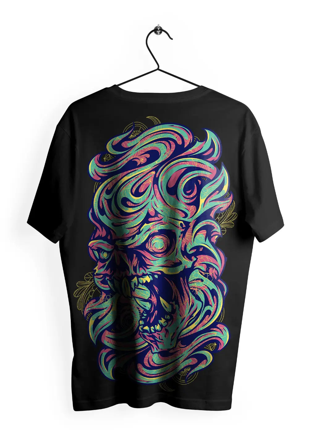 T-Shirt Maglietta Mostro Urban Style Unisex T-Shirt CmrDesignStore Retro XS