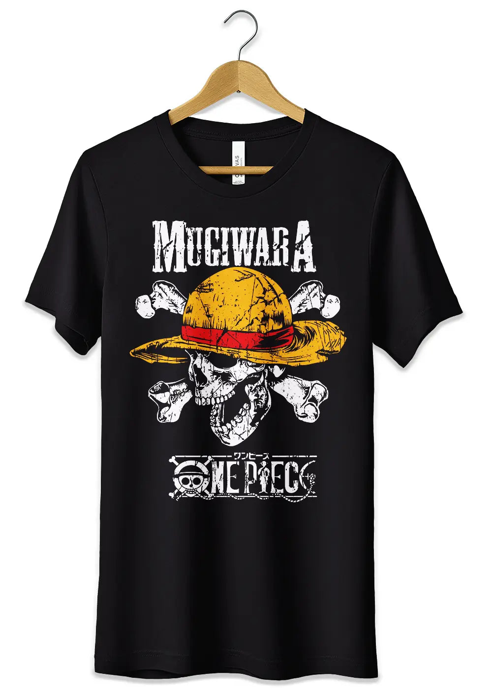 T-Shirt Maglietta Mugiwara Cappello di Paglia One Piece T-Shirt CmrDesignStore