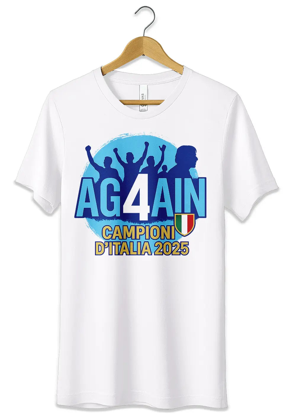 T-Shirt Maglietta Scudetto Napoli 2025 Again T-Shirt CmrDesignStore