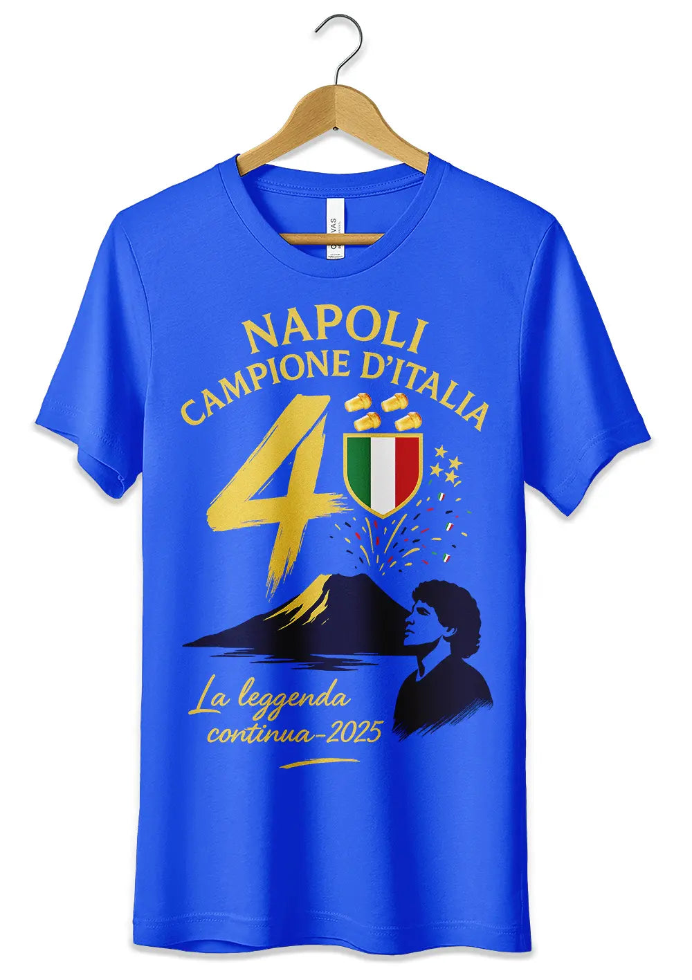 T-Shirt Maglietta Scudetto Napoli 2025 Maradona T-Shirt CmrDesignStore