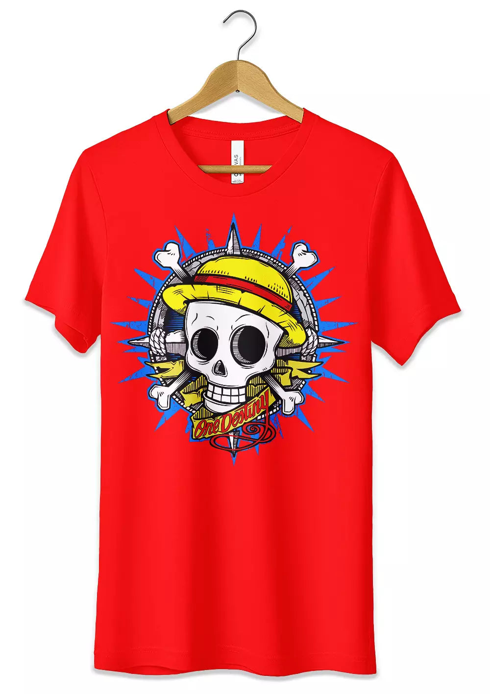T-Shirt Maglietta Anime One Piece T-Shirt CmrDesignStore 3/4 anni Rosso