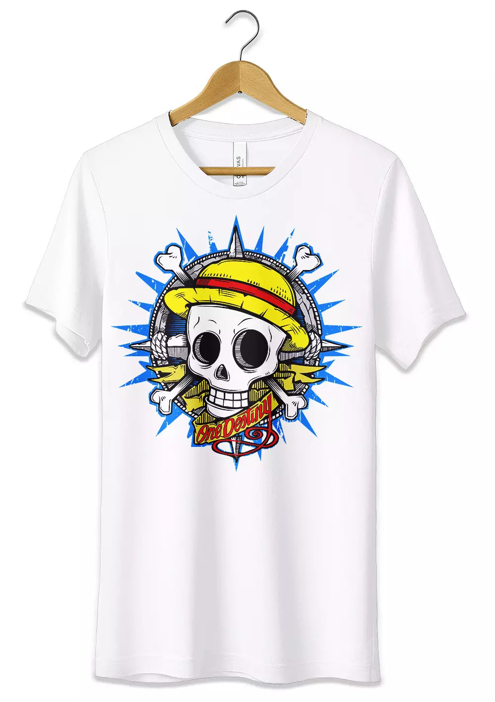T-Shirt Maglietta Anime One Piece T-Shirt CmrDesignStore 3/4 anni Bianco