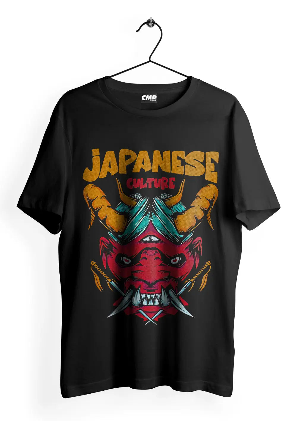 T-Shirt Maglietta Oversize Japanese Culture T-Shirt CmrDesignStore Fronte XS