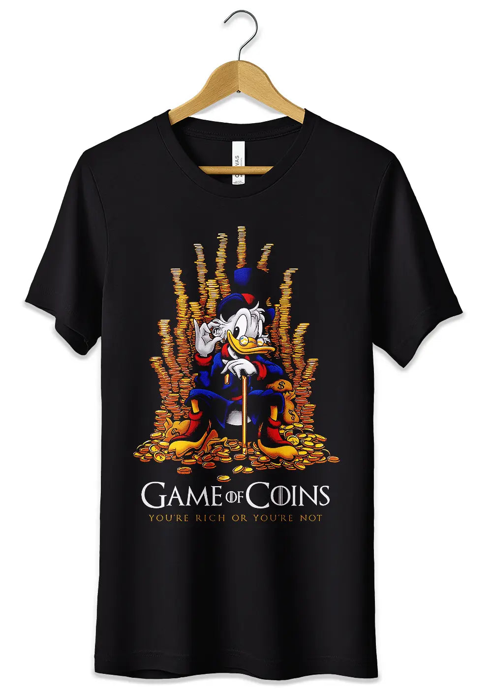 T-Shirt Maglietta Zio Paperone Divertente T-Shirt CmrDesignStore