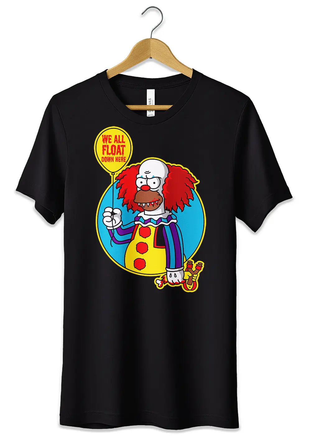 T-Shirt Maglietta Pennywise Homer Divertente T-Shirt CmrDesignStore