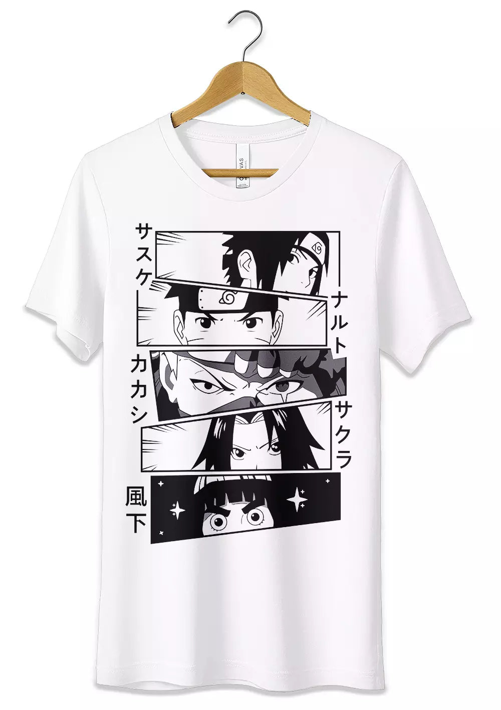 T-Shirt Maglietta Personaggi Anime Naruto T-Shirt CmrDesignStore